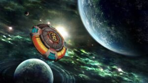 ELO Encounter Tribute | ELO Spaceship Earth Green Background