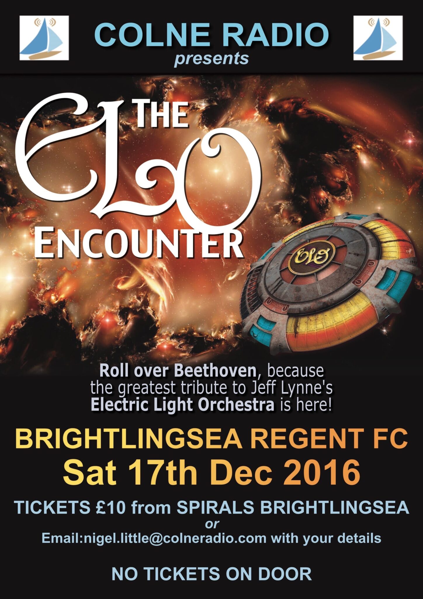 ELO Encounter Tribute - Poster - Colne Radio
