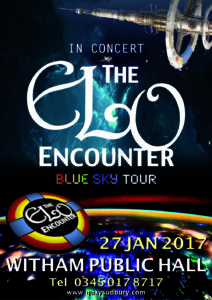 Witham Public Hall - ELO Encounter Tribute Poster