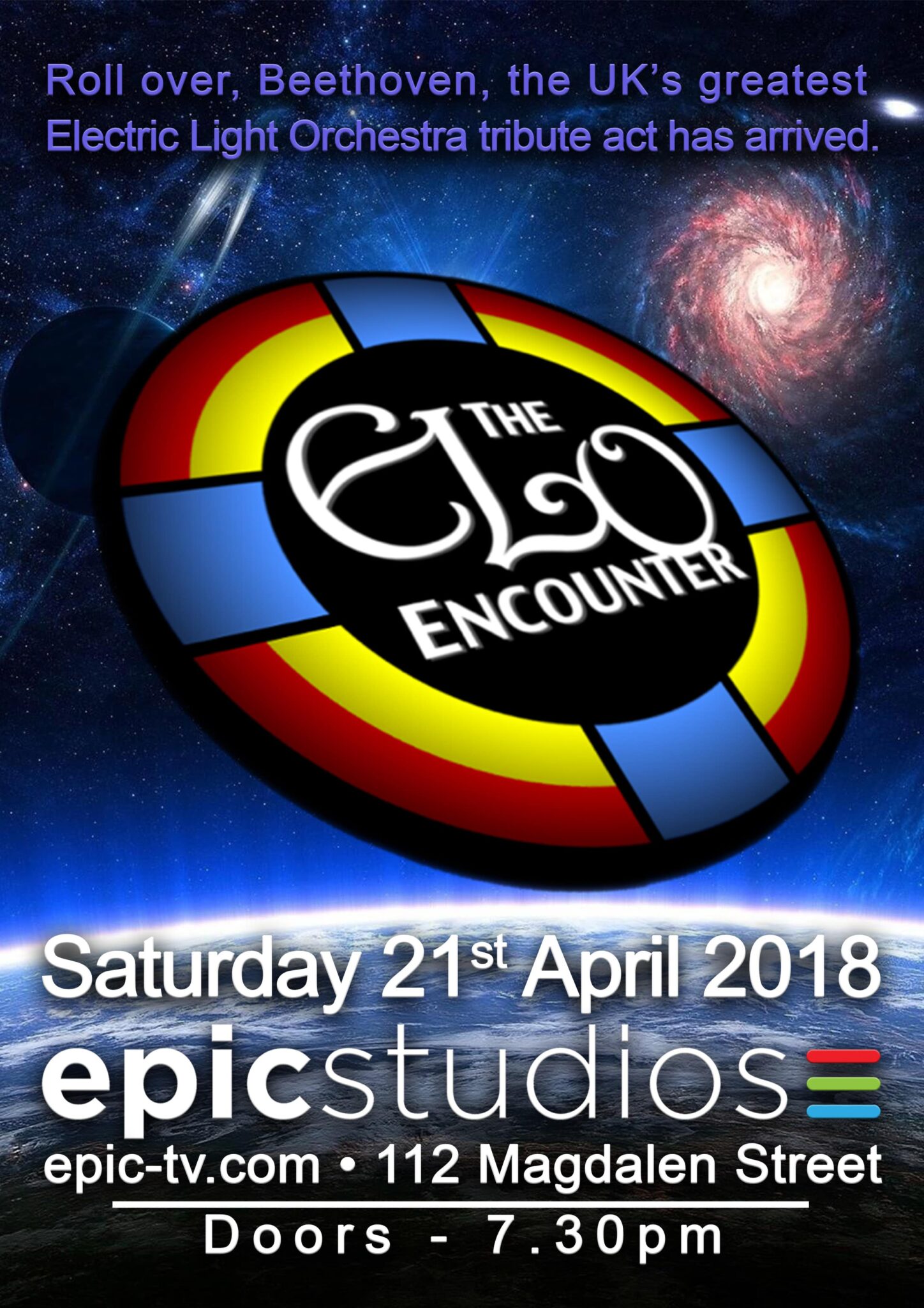 Epic Studios Norwich - ELO Encounter Poster